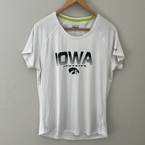 Under Armour Iowa Hawkeyes‎ green tee | Size Large Athletic Shirt